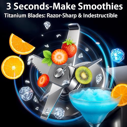 Miniatura 3 de Licuadora comercial, licuadora de batidos con escudo insonorizado completo, licuadoras silenciosas, licuadoras resistentes con potencia fuerte y