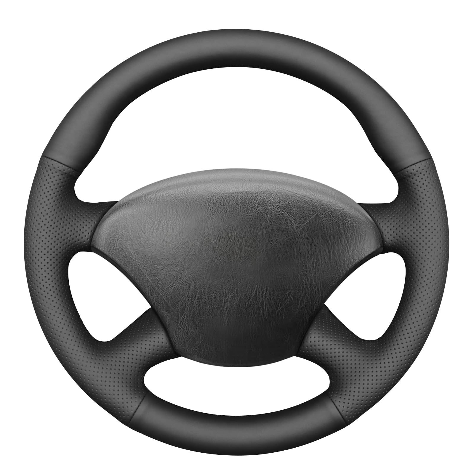 MEWANT Funda de Volante a Medida para Coser Ford Focus | Ford Focus MK1 1998-2004 volante / Ford Focus MK1 1998-2004 Transpirable Para Volantes Calefactados Duradero