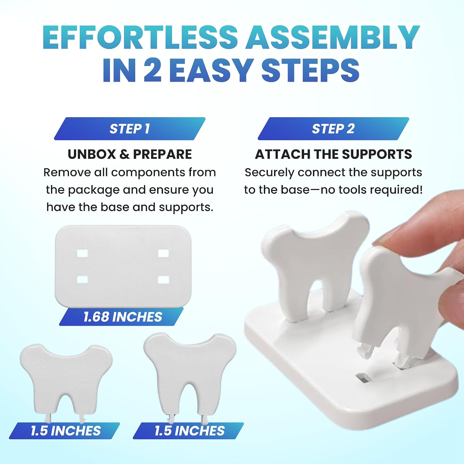 Toothbrush Caddy™ – Travel & Camp Toothbrush Holder, Keeps Toothbrush Off Dirty Counters, Compact Hygienic Holder for Kids & Adults, Ideal for Summer Camp, Hotels, Cottages & Travel, 2 Pack