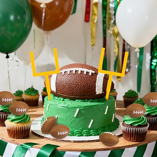 Miniatura 170 de Hooqict 26 piezas de decoraciones de pasteles de los años 80 y 90, decoraciones retro de los años 80 de hip hop con bolas de purpurina para cupcakes