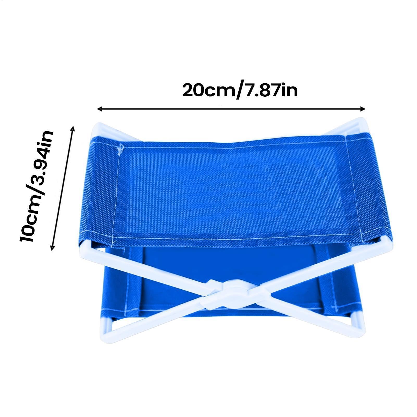 Cuscino per sedia a sdraio, compatto, pieghevole, per escursionismo, picnic, 20 x 10 cm, in tessuto ABS, poggiatesta per sdraio da spiaggia, cuscino leggero per sabbia, tappetino portatile per esterni