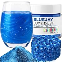 Vista 14 de Polvo brillante, polvo dorado comestible, polvo dorado brillante, decoración de pasteles comestibles, polvo dorado para pasteles, polvo de brillo