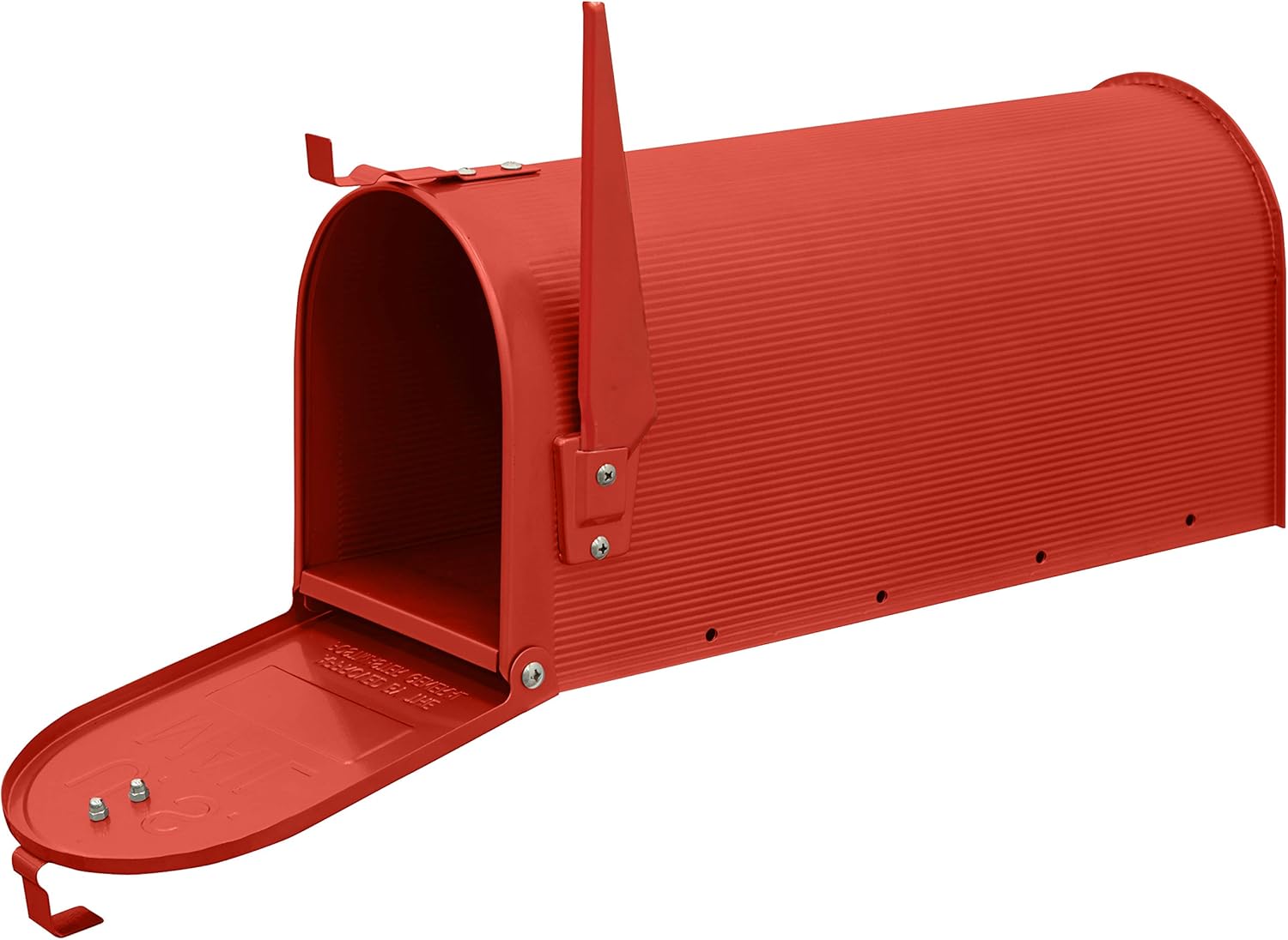 ARREGUI USA Mail USA/R American Post Box Galvanised Steel The US Mailbox Classic with Red Flag, US Mailbox for Outdoor Use, Large (Magazines & C4 Envelopes), Red