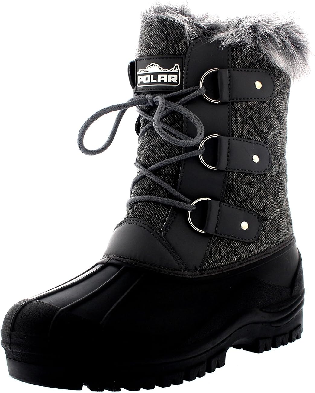  | Womens Mid Calf Mountain Walking Tactical Waterproof Boots | Shoes