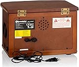 Roadstar HRA-1500UEMP Vintage FM/MW Portable CD Radio CD MP3 Player USB Recording Stereo Remote Control Headphone Jack Wood - 7