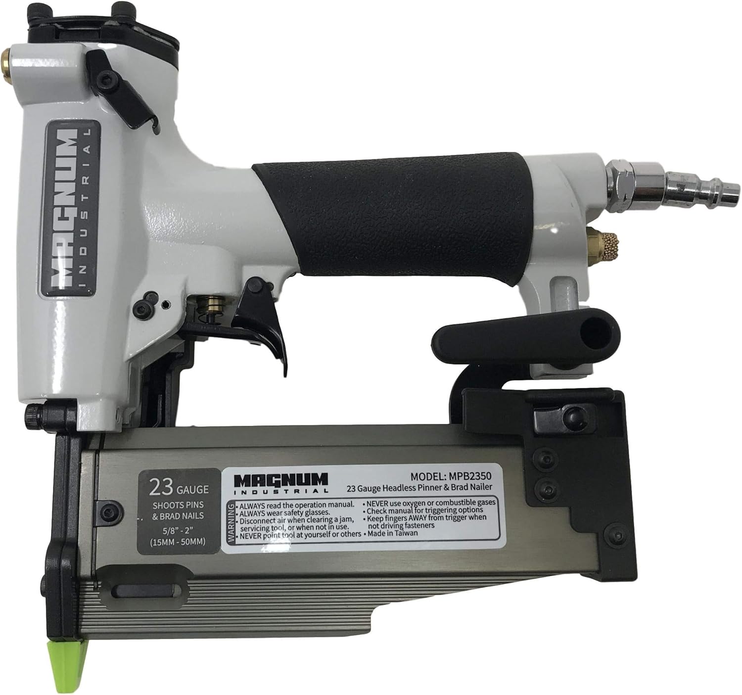 Magnum Industrial MPB2350 5/8" - 2" 23 Gauge Air Pinner/Pin Nailer/Brad Nailer Product Name