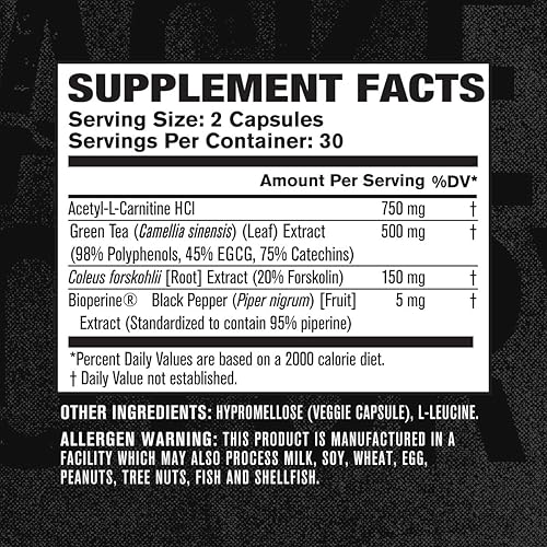 Miniatura 9 de Jacked Factory Lean-XT - Quemador de grasa sin cafeína, suplemento de pérdida de peso no rígido, supresor del apetito y potenciador del metabolismo