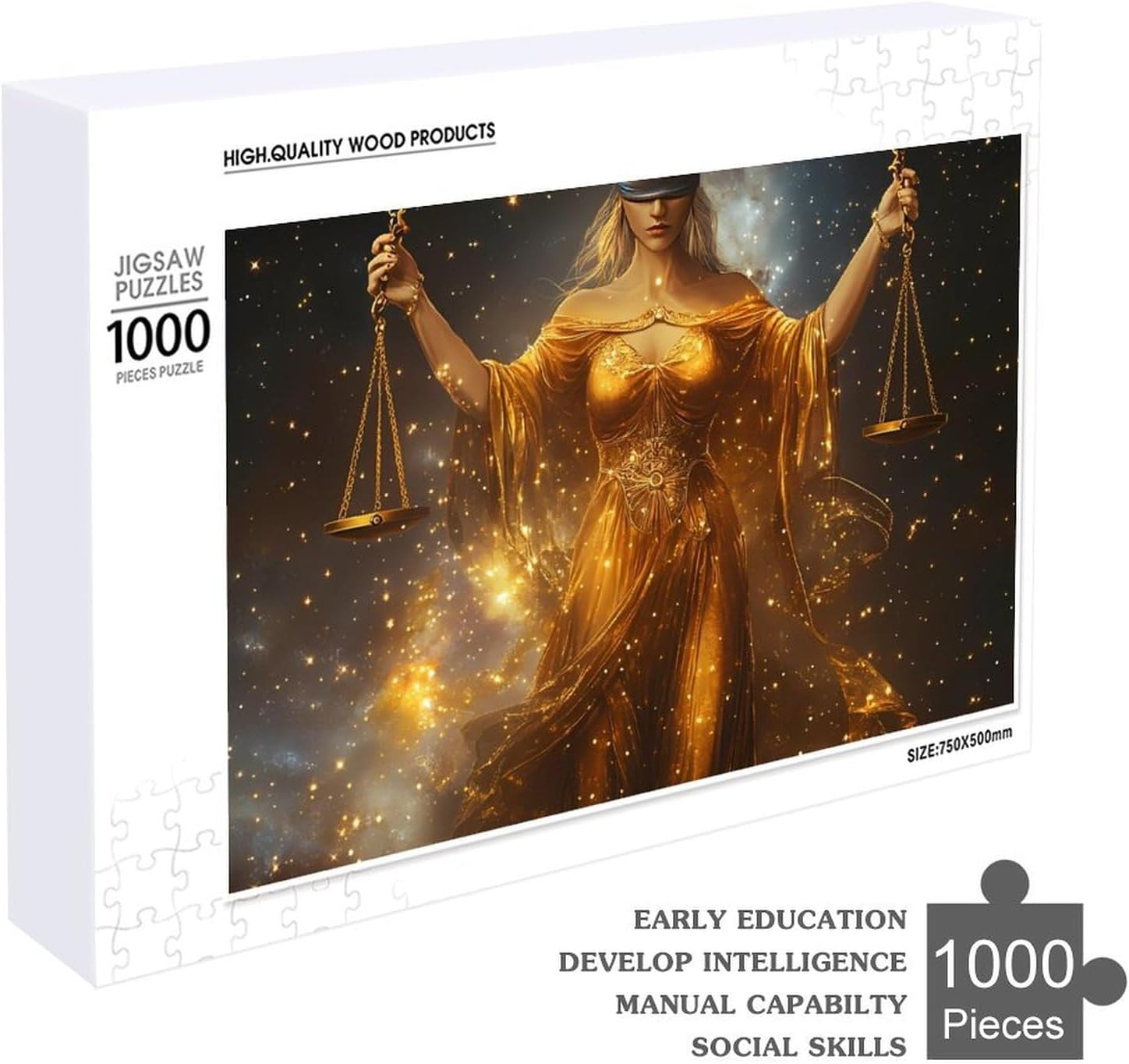Zodiac Sign Women Wood Puzzle Challenging Jigsaw Puzzles for Women Men