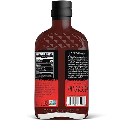 Miniatura 3 de Rufus Teague Blazin' - Salsa picante para barbacoa, paquete de 2, salsas de barbacoa premium con ingredientes naturales, sabor audaz galardonado,