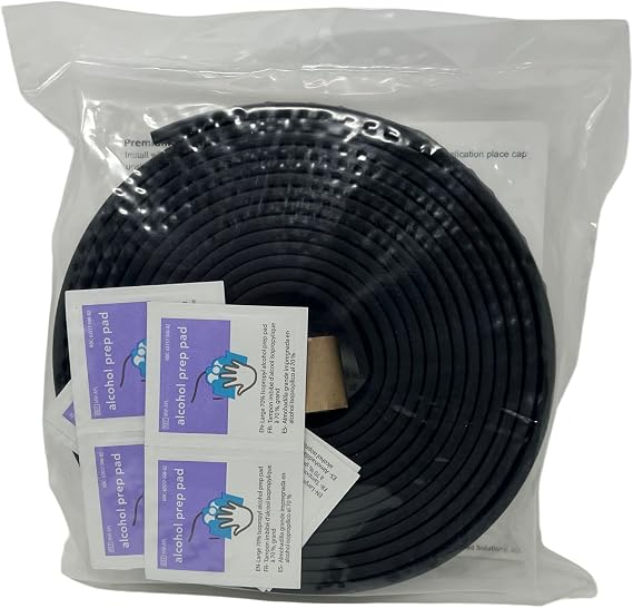 ESI Premium Cap Seal XL 20 FT (2 Width x .200 Height x 20' Length) EPDM Rubber for Caps 200 lbs or Less
