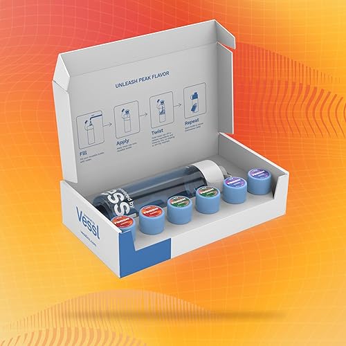 Miniatura 4 de Kit de iniciación de energía de antorcha mezcla de bebida energética sin azúcar, mezcla de bebida con cafeína, botella reutilizable, seis tapas, 3