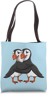 Puffin Lover Kids Girls Women Puffin Bird Tote Bag