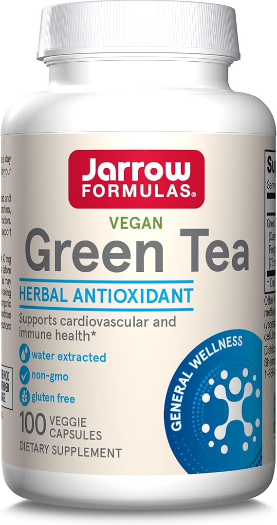 Green Tea, Supports Cardiovascular & Immune Health by Jarrow Formulas - 500 mg, 100 Caps