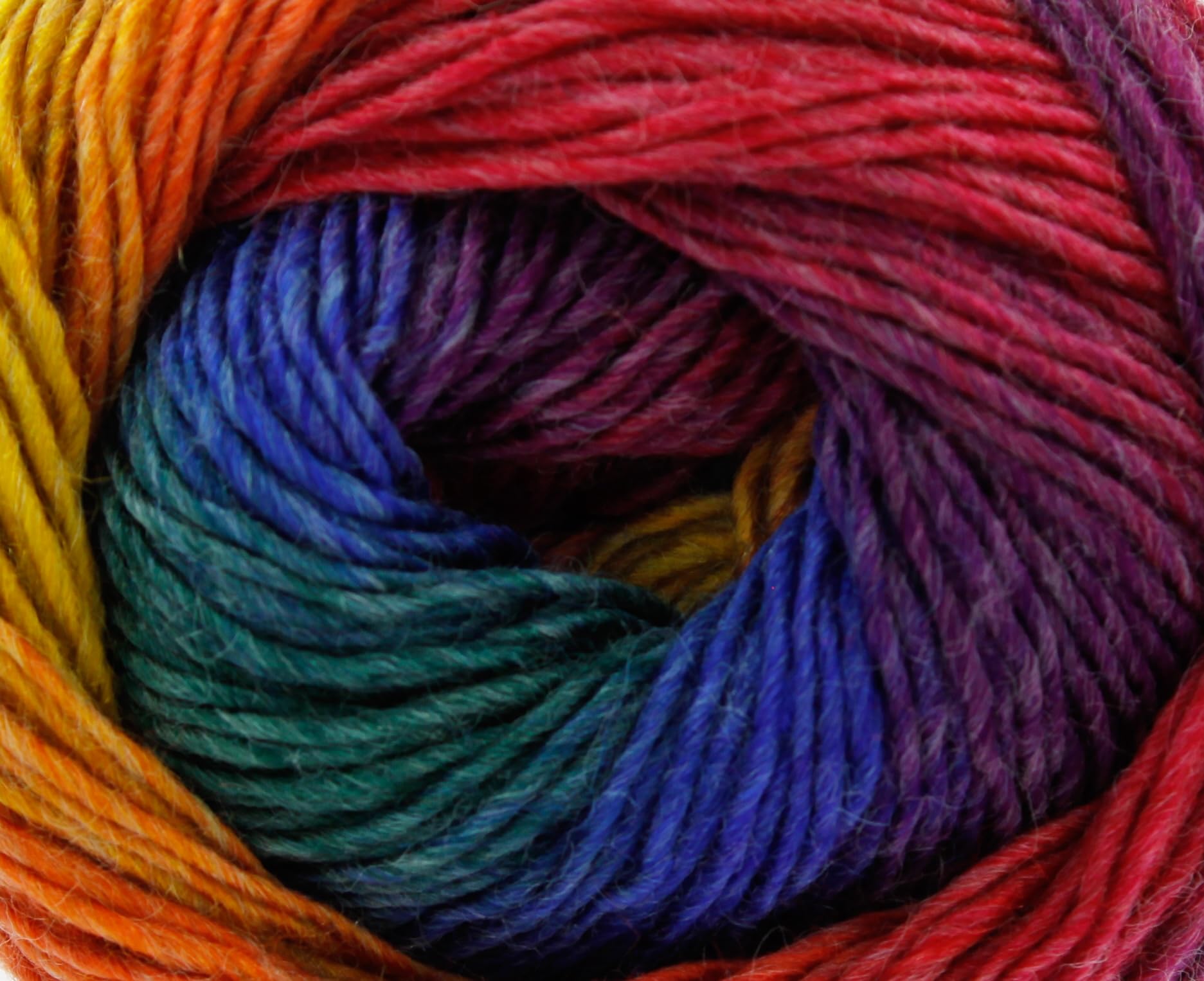 King Cole Riot DK Knitting Wool/Yarn Rainbow 1843 per 100g Ball