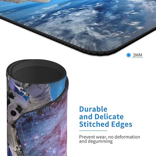 Miniatura 4 de Astronauta Planet Mouse pad Durable Non-Slip Natural Rubber Base pad Suitable for Game Players Home Office Work and Study