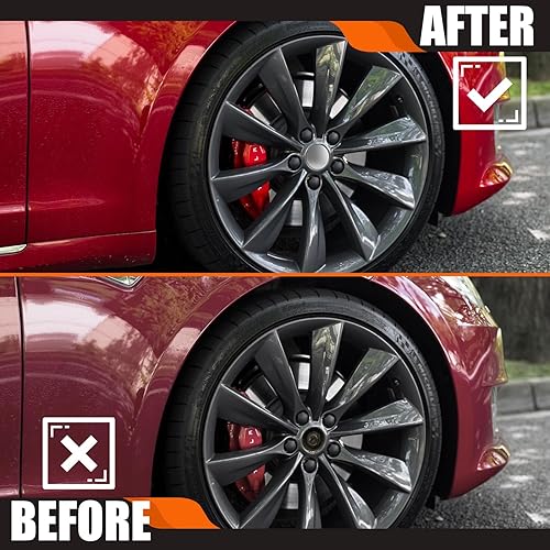 Miniatura 120 de TMS - Tapones centrales de rueda de 2.7 pulgadas para BMW Serie 3, 4, Serie 5, Serie X, Serires Z, Series 3613 6783 536, paquete de 4