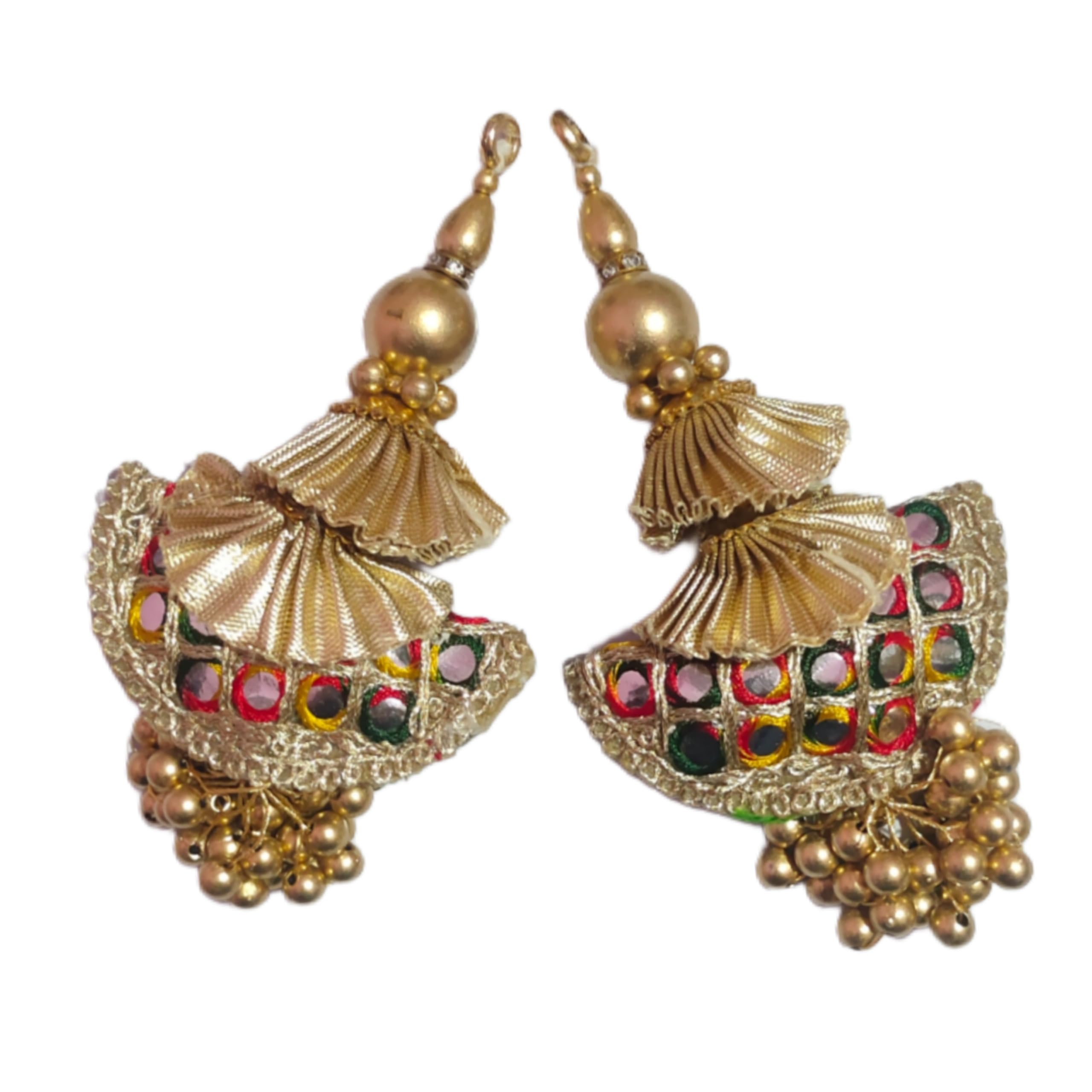 Latkan for Blouse, Ghaghra I Size:11.5cm I Colour: Golden/dal-Gold/Multi-Colour I Set of 2 Pieces (B0DGHLNQB1) Amazon Price History, Amazon Price Tracker
