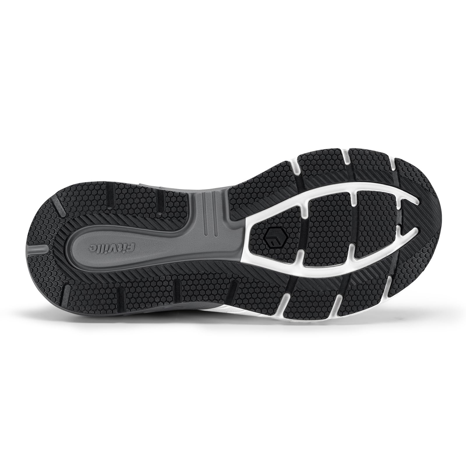 FitVille Extra Weite Laufschuhe Herren Gesundheitsschuhe Sneaker rutschfeste Turnschuhe Sportschuhe Dämpfung Joggingschuhe Atmungsaktiv Fitnessschuhe Bequeme Walking Schuhe