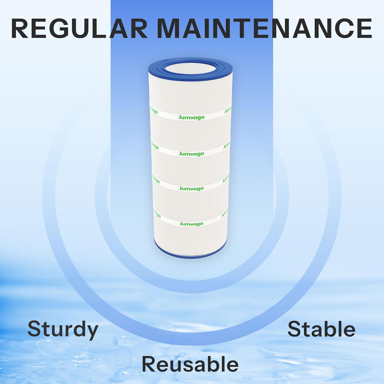 100 Sq. Ft. Pool Filter Cartridge Compatible with CC100, CCRP100, C-9410, Ultral-C3, PAP100, PAP100-4, R173215, FC-0686, 1 Pack