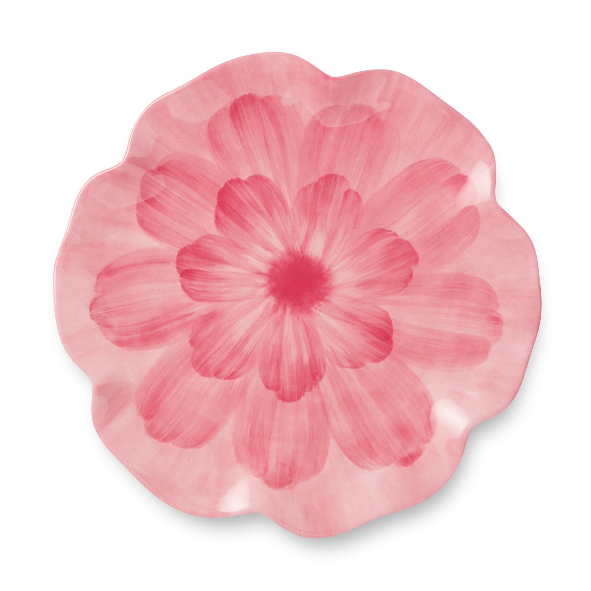 Amazon.com | Wildflower Pink Melamine 3-D Floral Dinner Plates