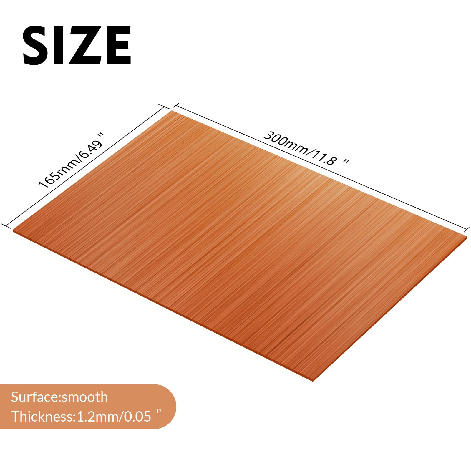 Produktbild von 12 Stück Laser-Gravurplatten Aus ABS-Kunststoff – Schwarz/weiß, 12 X 6,5 Zoll – Für Laser, Schneiden & DIY-Projekte