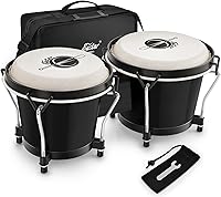 Vista 8 de Eastar Tambores de bongó de 17,78 cm y 20,32 cm para profesionales con acabado especial antiguo, EBO-21