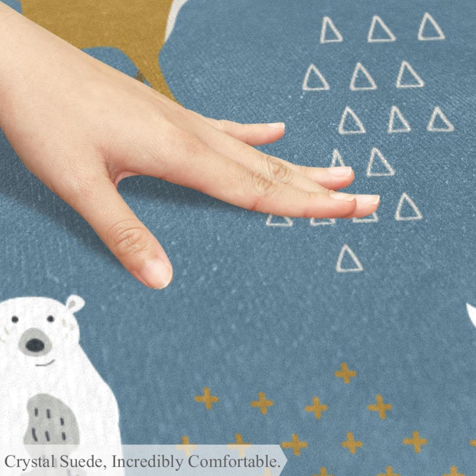 VBFOFBV Tapis Ronds Doux pour Enfants bébé Filles Chambre d'adolescent Cercle Tapis de pépinière pour Chambre Salon décor à la Maison,Dessin animé Ciel et étoile Paris Tour Eiffel