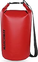 Vista 22 de MARCHWAY - Bolso seco flotante e impermeable 1.32/2.64/5.28/7.93/10.57 galones, parte superior enrollable, mantiene secos equipos de kayak rafting