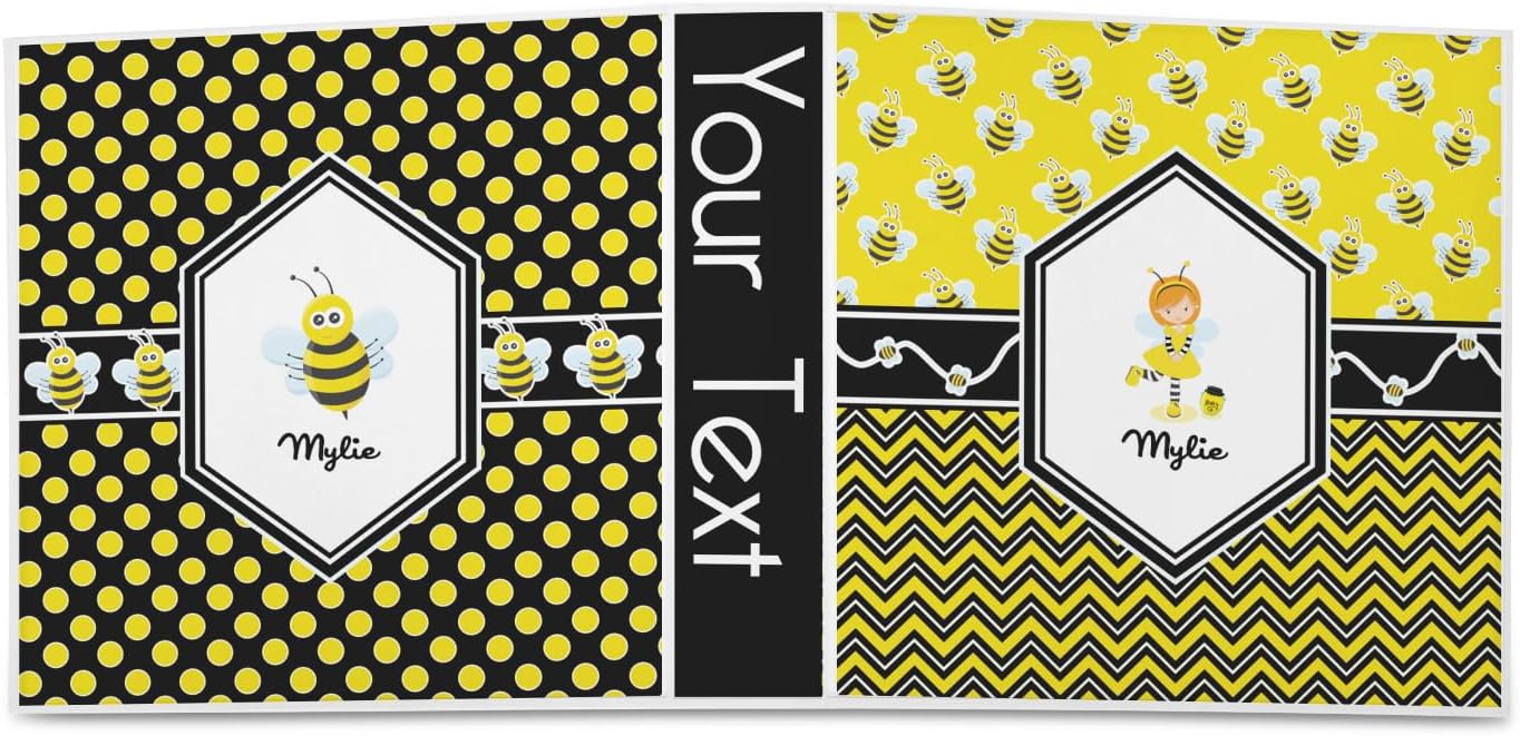 Personalized Buzzing Bee 3-Ring Binder - 2 inch