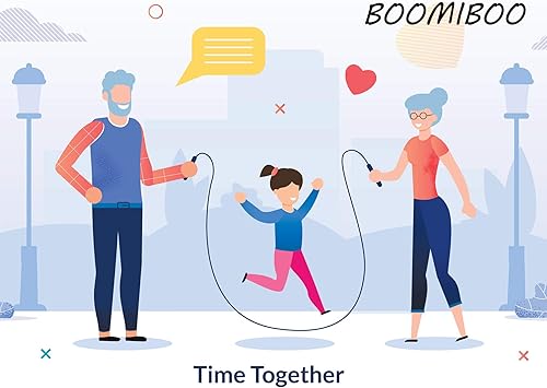 Miniatura 7 de BOOMIBOO Cuerda de saltar, cuerdas de saltar ajustables, cuerda de saltar sin enredos, velocidad rápida con rodamientos de bolas para mujeres,