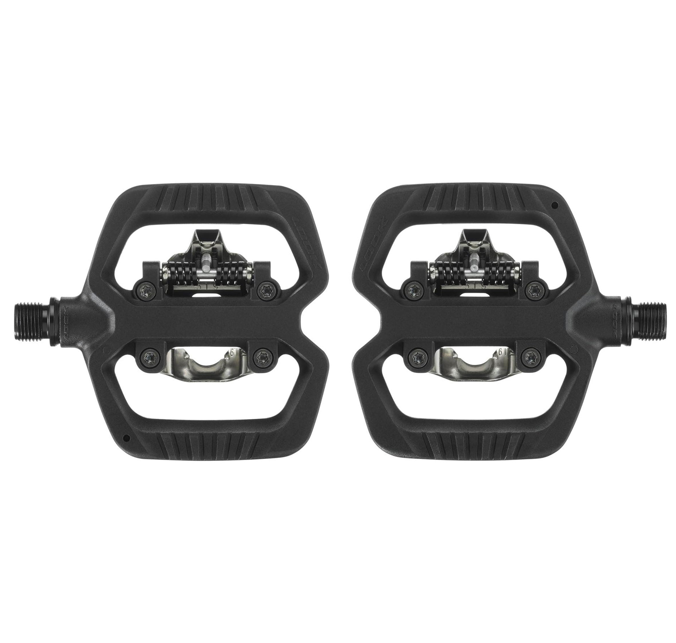 LOOK Pedali Ibridi Gravel X-Venture, Lato Piatto e Lato Compatibile SPD, Corpo in Composito, 200 g
