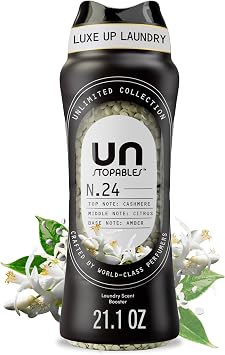 Downy Unstopables Unlimited Collection In-Wash Laundry Scent Booster Beads, No. 24, Fine Fragrance, Long-Lasting Fresh Scent Beads, 21.1 oz