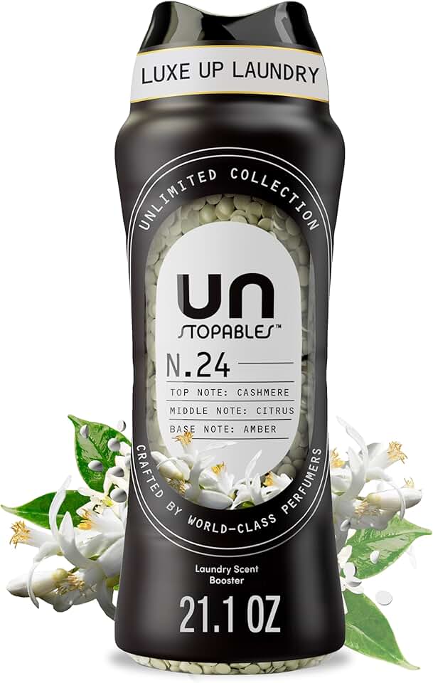 Downy Unstopables Unlimited Collection In-Wash Laundry Scent Booster Beads, No. 24, Fine Fragrance, Long-Lasting Fresh Scent Beads