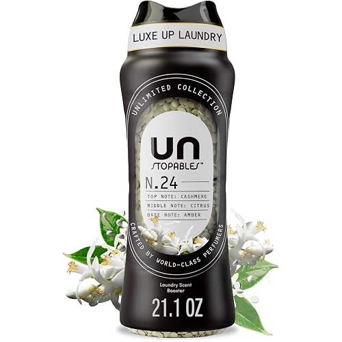 Downy Unstopables Unlimited Collection In-Wash Laundry Scent Booster Beads, No. 24, Fine Fragrance, Long-Lasting Fresh Scent Beads, 21.1 oz