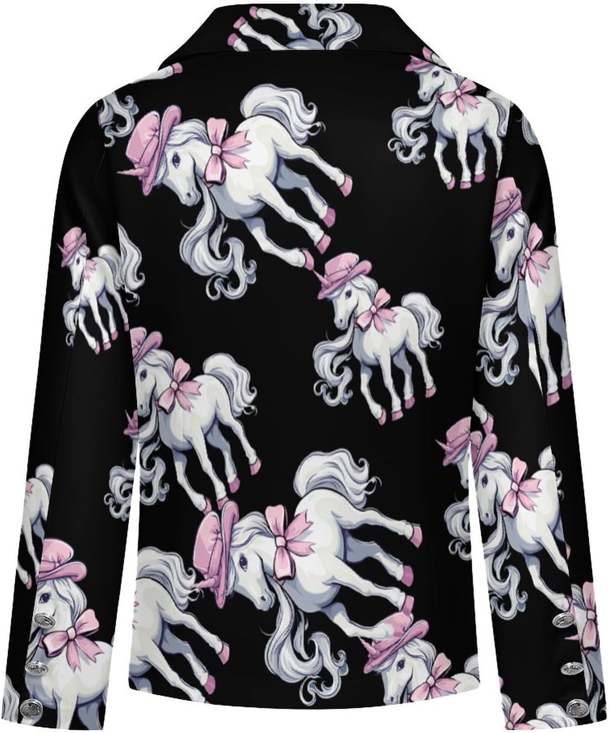 Funny Horse Women's Blazer Long Sleeve Suits Business Casual Blazers Jackets Lapel Open Front Suit