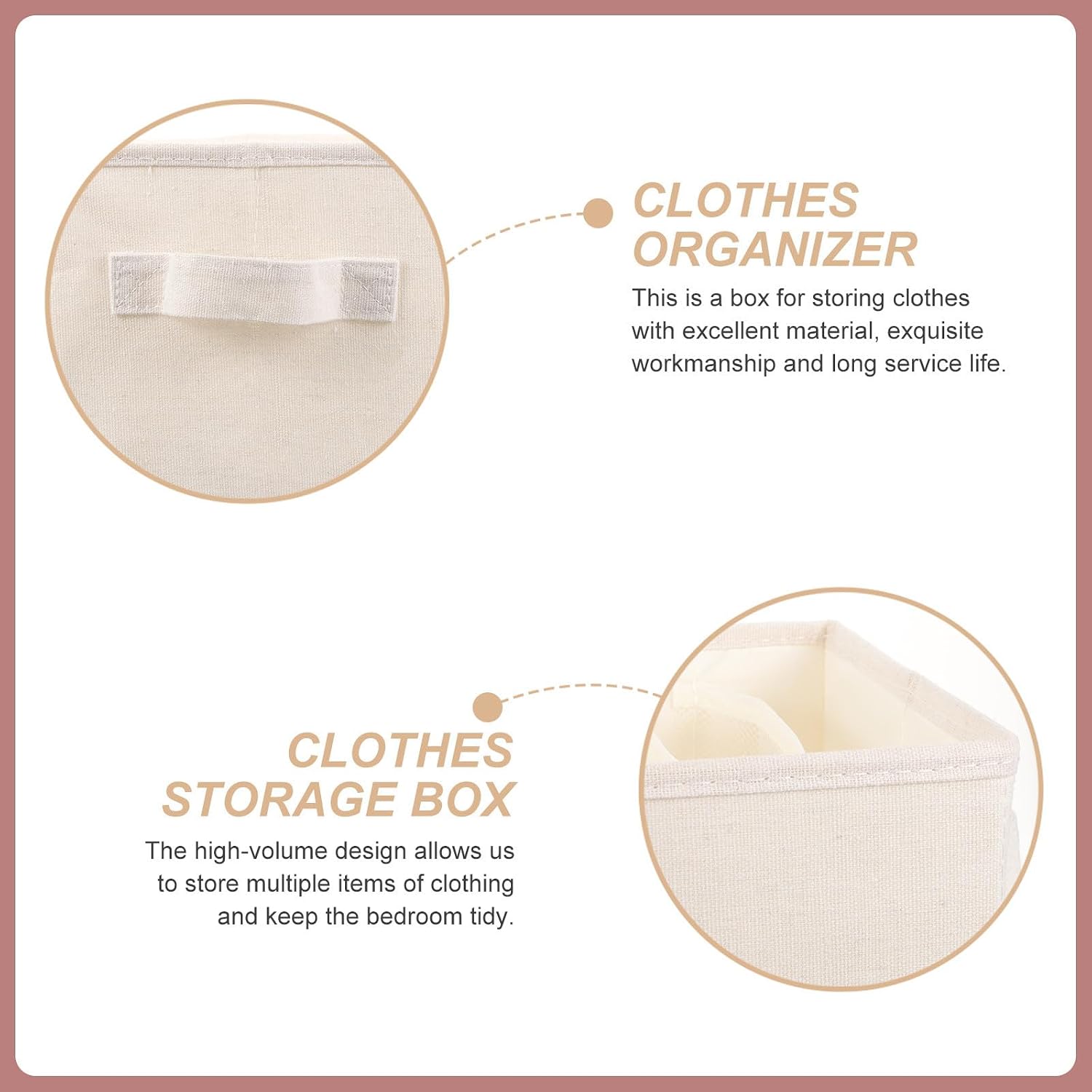 Grid Foldable Clothes Management Box for Drawer Storage