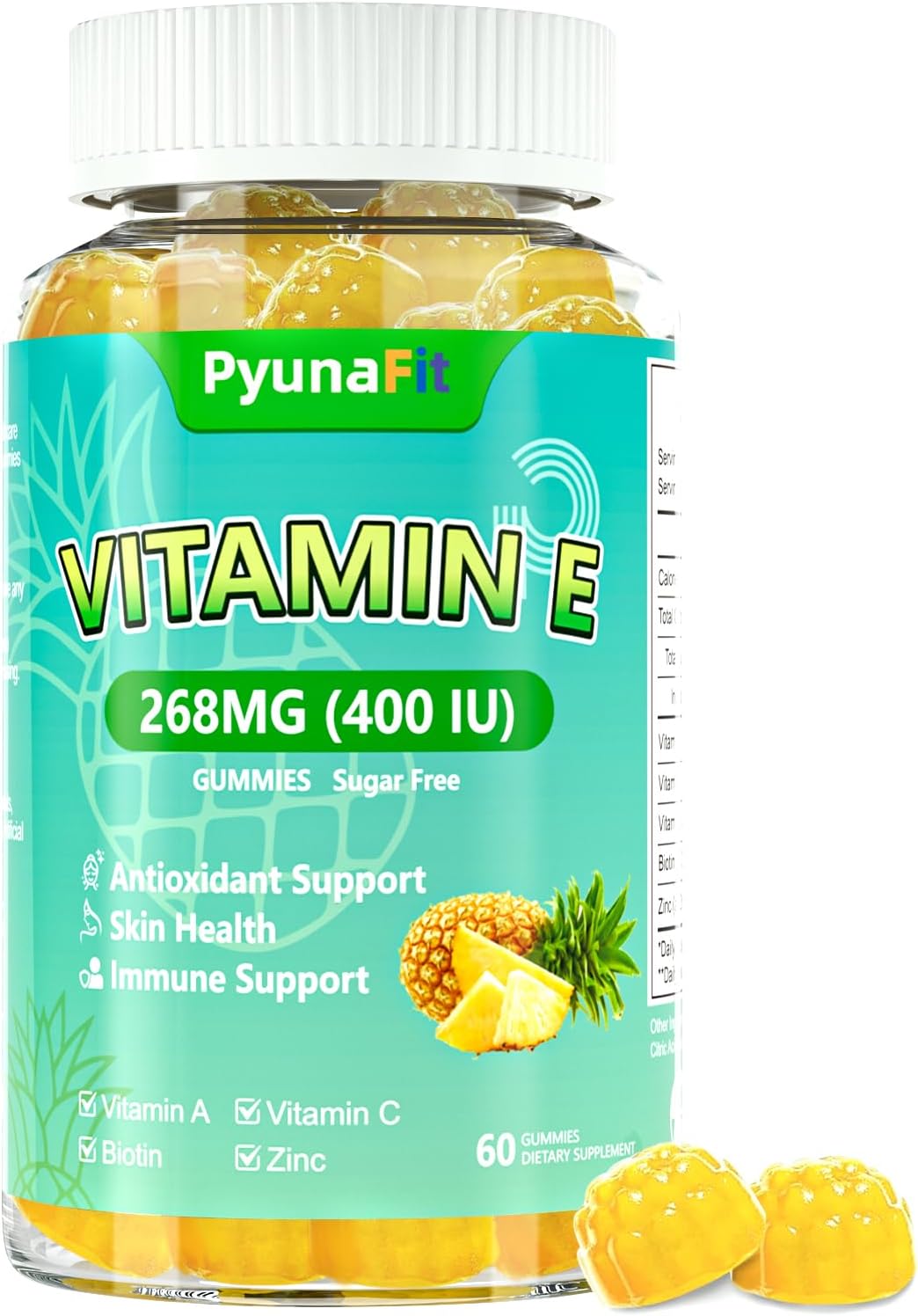 Photo inspiration: Vitamin E Supplements For Guinesis Reference: Amazon Com Pyunafit Vitamin E 400 Iu Gummies For Women