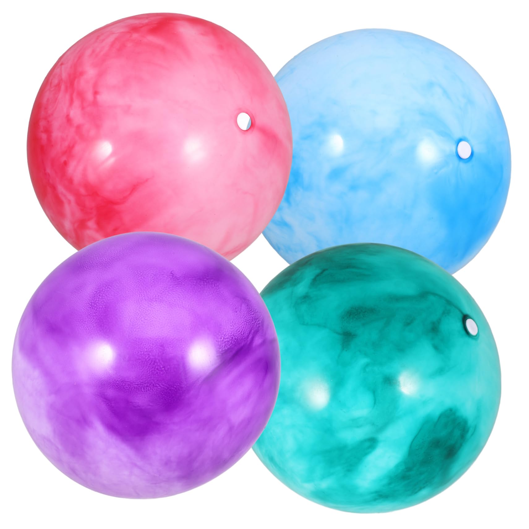 SUPVOX 4pcs Bouncing Ball Inflatable Beach and Playground Safe Material for Outdoor Fun Enhance Hand Foot Coordination for Summer Play