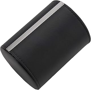 Orolotay Caja de Almacenamiento de Corbata Negra Caja de Regalo de Viaje Forma del Cilindro