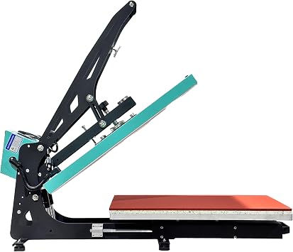 16x24 Semi-Automatic Heat Press Machine with Auto Open & Slide-Out Base Perfect for Designers and Independent Creators Green+Black, 16 x 24 40 x 60cm