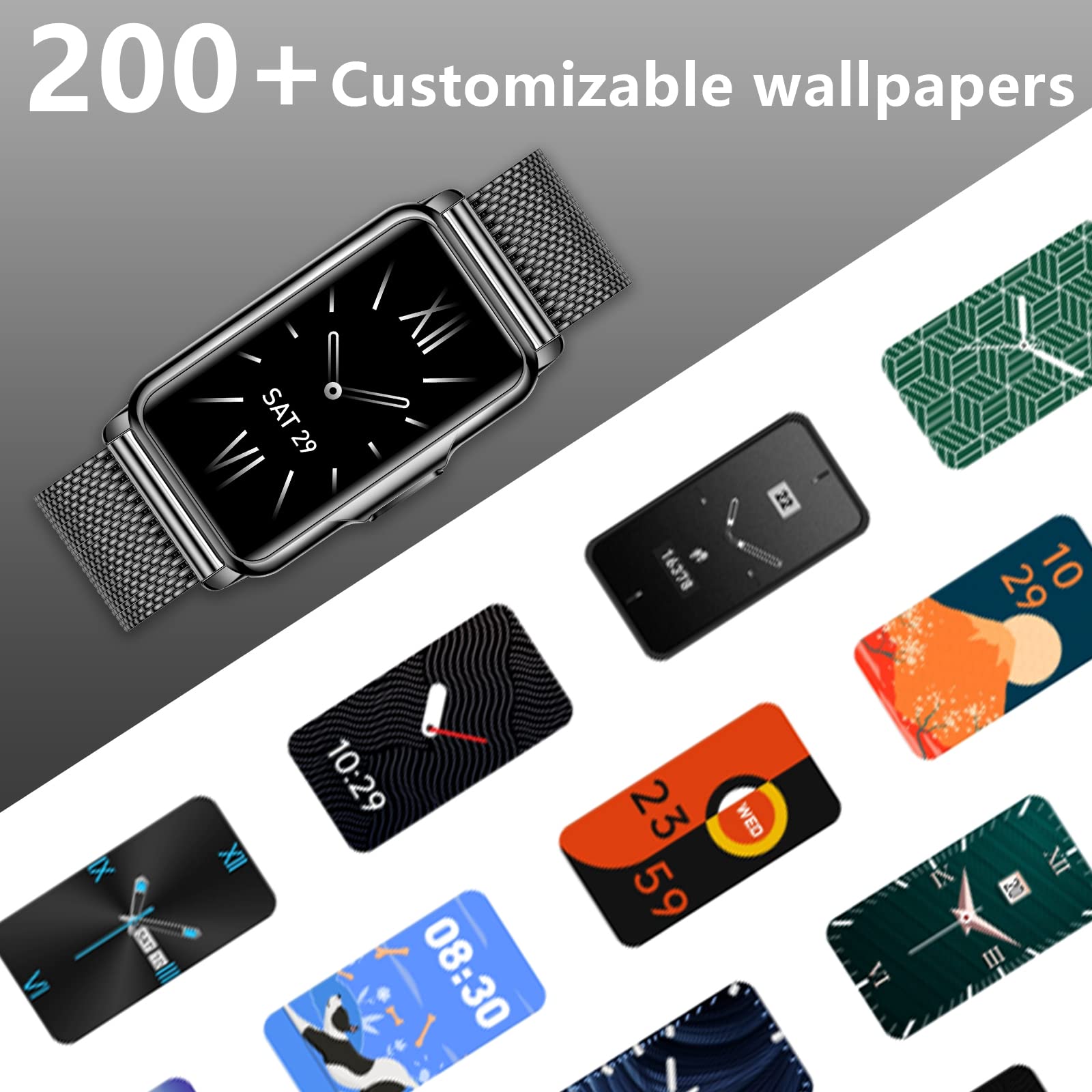 Smartwatch Donna con 124 Modalità Sportive Fitness Tracker | 1,47'' Smart Watch IP68 Impermeabile Orologio Sportivo Due Settimane Standby SpO2 Misurazione Della Frequenza Cardiaca