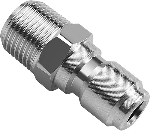 Miniatura 6 de EXCELFU NPT 38 Inch Stainless Steel Male and Female Quick Connector Kit Pressure Washer Adapter Set and 1 Pieces NPT 38 Inch Pressure Washers