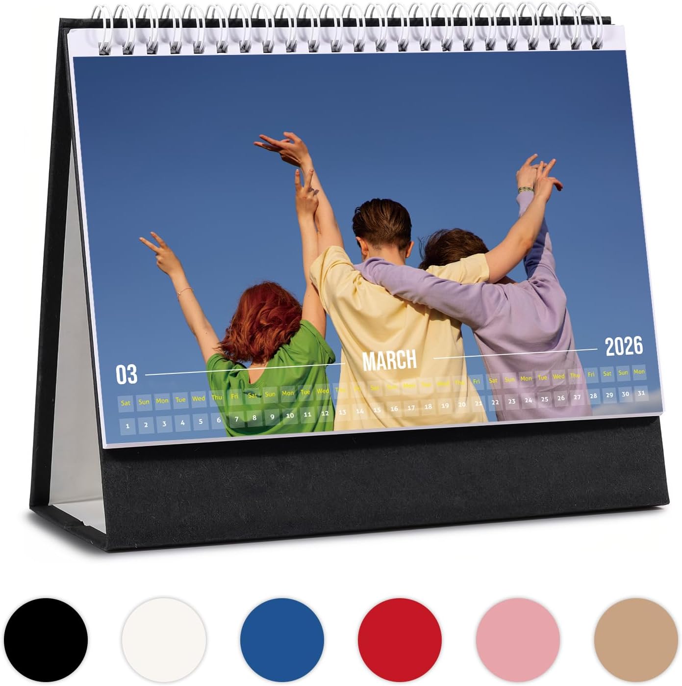 Personalised Calendar 2026 Individual Calendar with Your Photo as a Unique Gift for Family Friends New Year Christmas Decoration Personalise Calendar Style 5