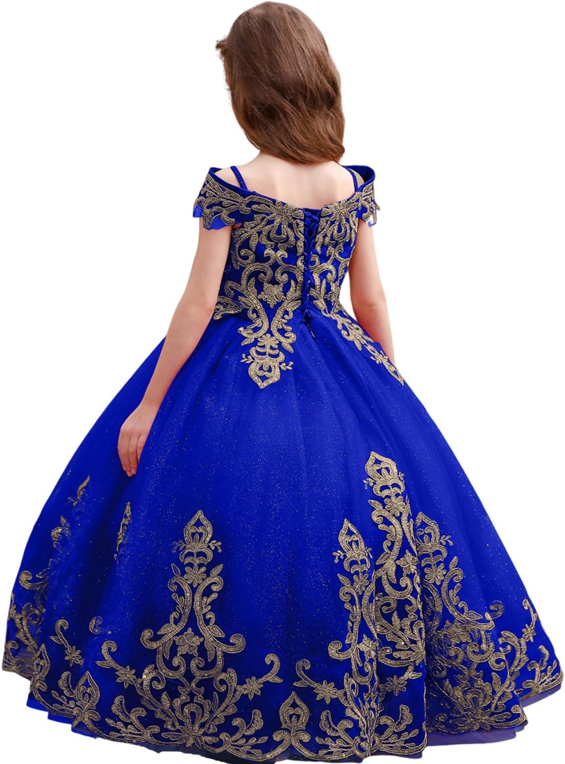 ABAO SISTER Flower Girls Princess Pageant Dreses Party Prom Puffy Ball Gowns Formal Dresses