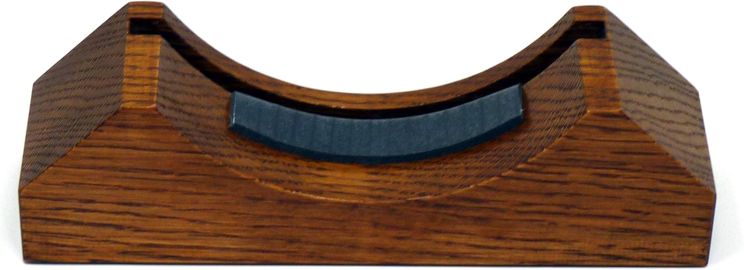 Handmade Solid English Oak Mantel / Display Mount. Dark Stain Varnish Finish