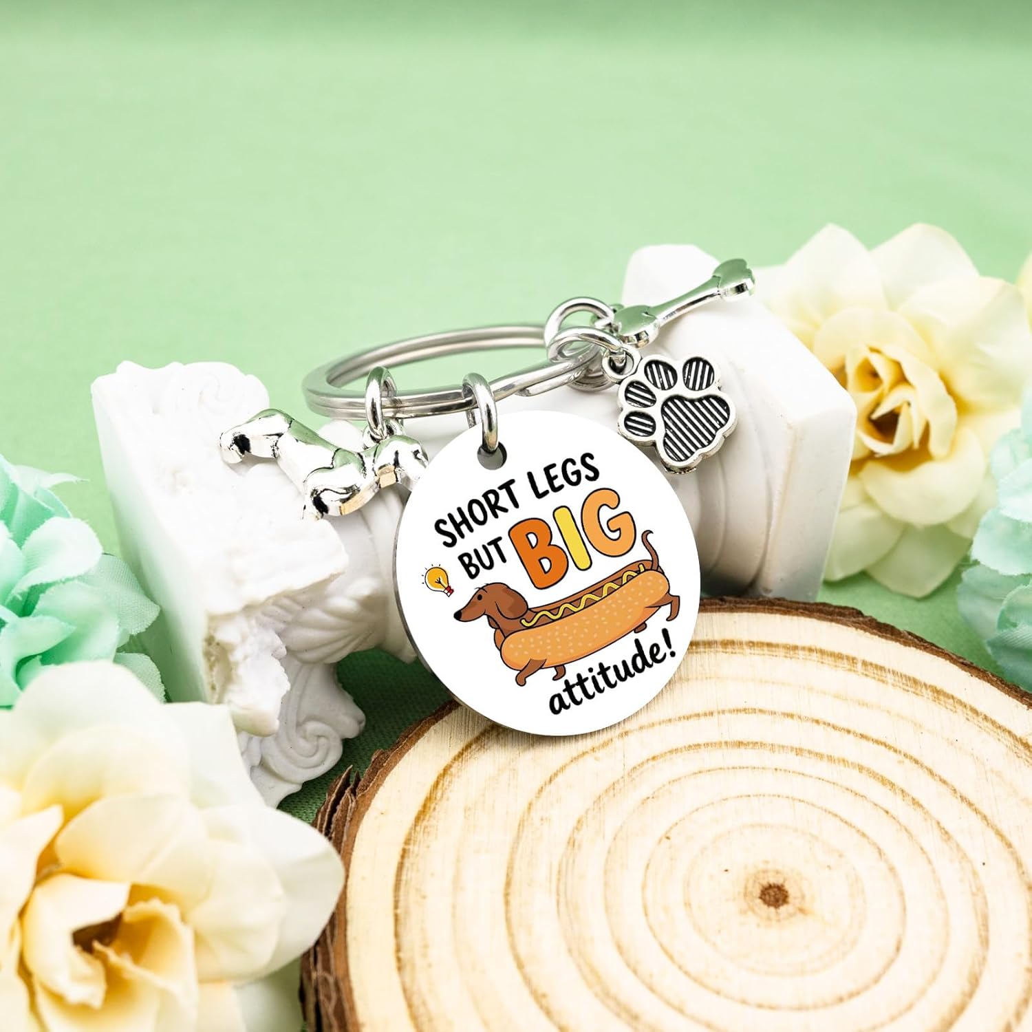 igvean Dachshund Gifts for Women Dachshund Keychain Dog Lover Gifts Funny Gift for Dog Owner Mom Birthday Gift Ideas for Best Friend Sister Daughter Christmas Stocking Stuffers for Women - Image 5