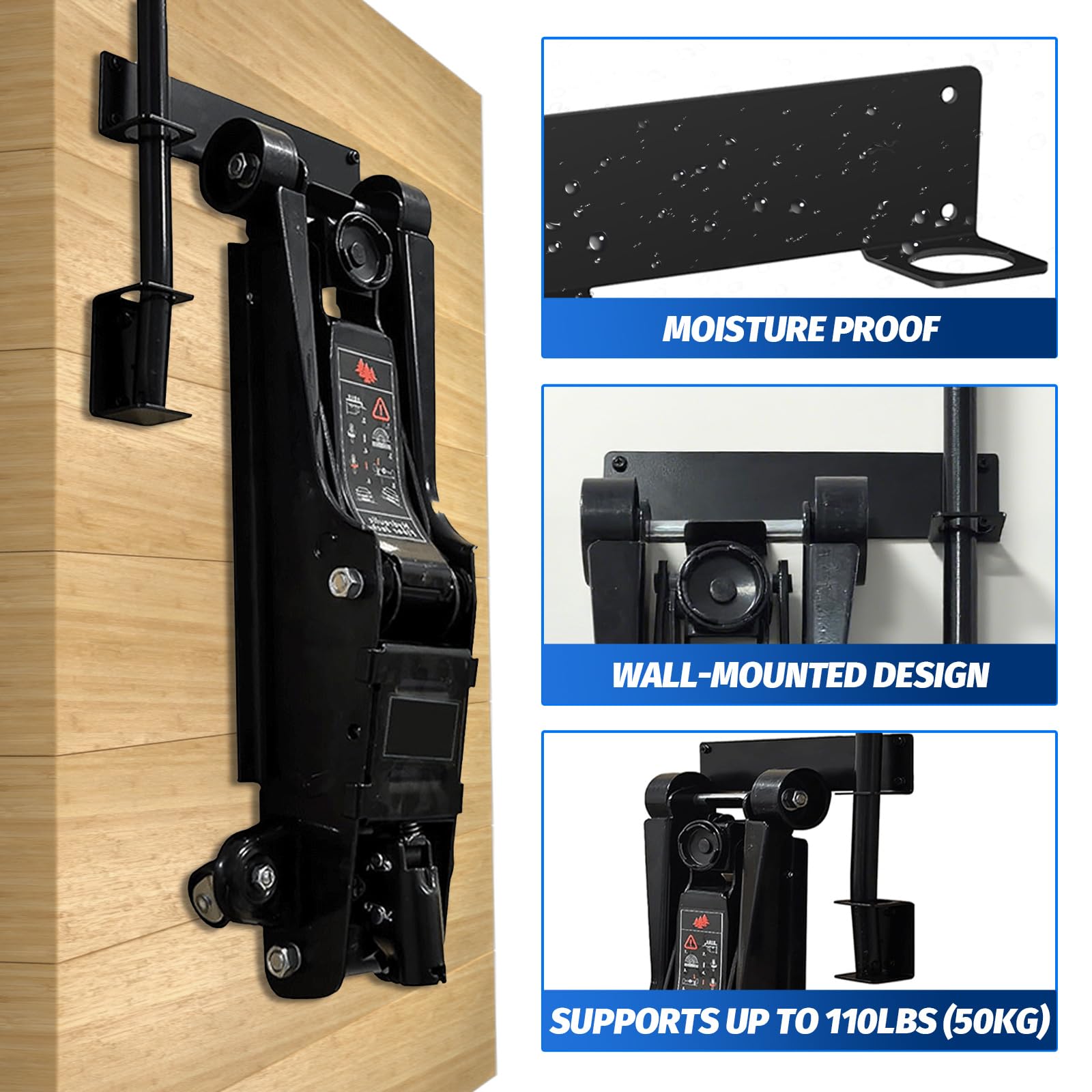 Jack Storage Rack Snapklik.com : Wall Mount Floor Jack Stand Rack Organizer, Car ...