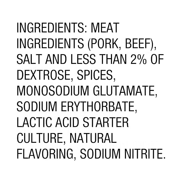 Johnsonville Original Summer Sausage Natural Casing Holiday Sausage, Great for Gift Giving