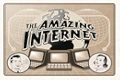 The Amazing Internet Retro Vintage Style Funny Ad Computer Monitor Dorm Office Cubicle Art 1960s 1950s Technology Humor Parody Cool Wall Art Print Poster 12x18