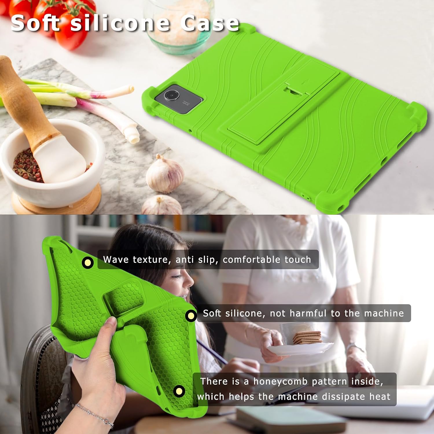 ATOOZ for Lenovo Tab M11 Tablet Case 11 Inch (TB330F/TB331),Green image 5